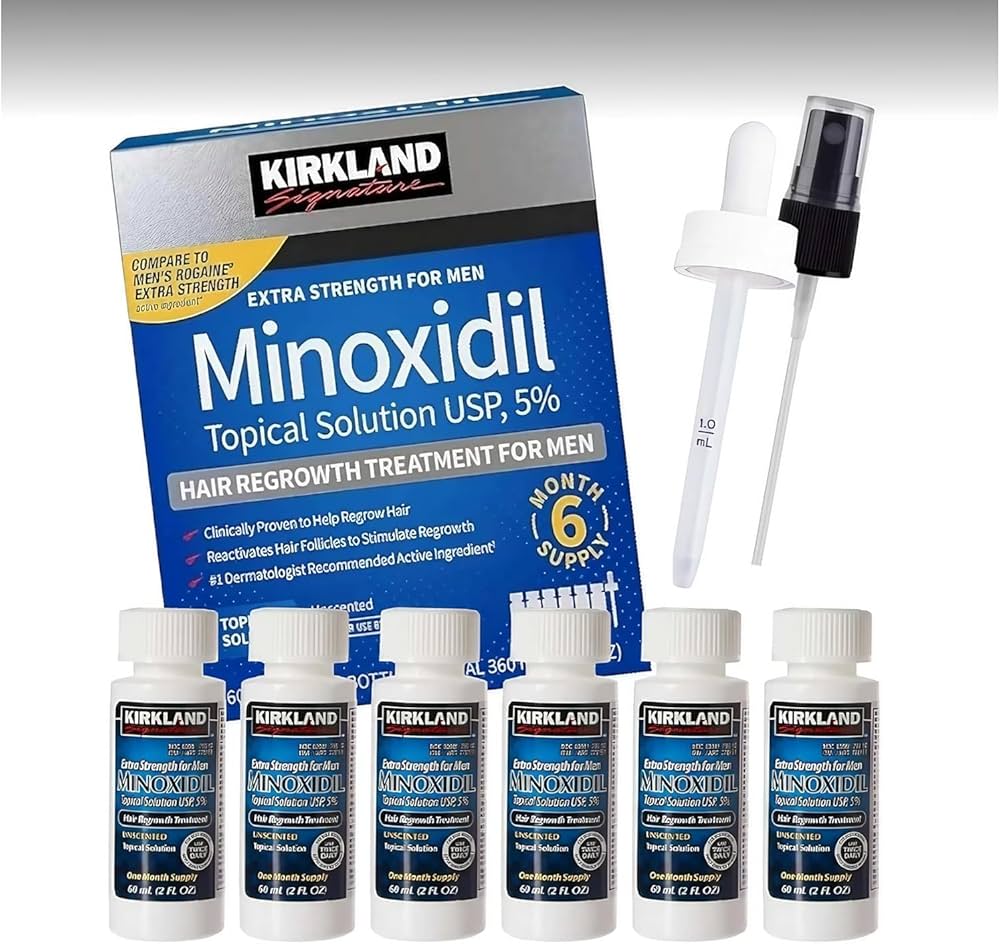 USA IMPORTED Kirkland Minoxidil 5% – Hair Regrowth Solution (60ml) - Image 5